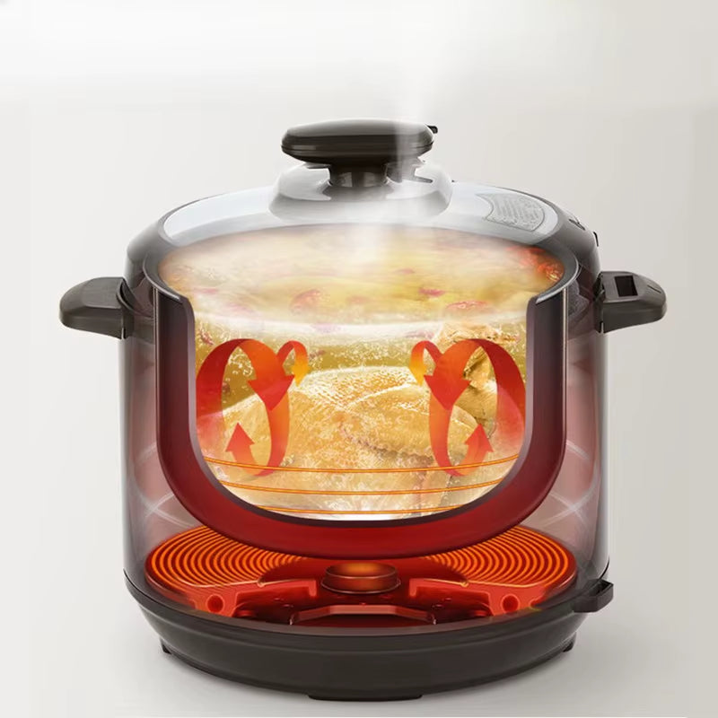 220V Electric Pressure Cooker Household Intelligent High Voltage Electric Rice Cooker 5L Cooker Kitchen Appliances