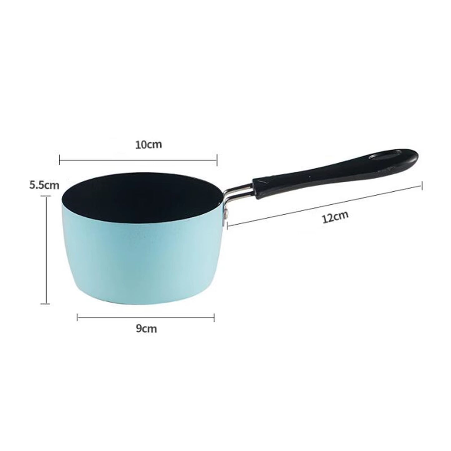 Stainless Steel Milk Pan Melting Boiling Milk Pot Non-Stick Sauce Pan for Baby Breakfast Pan Noodle Porridge Kitchen Cookware