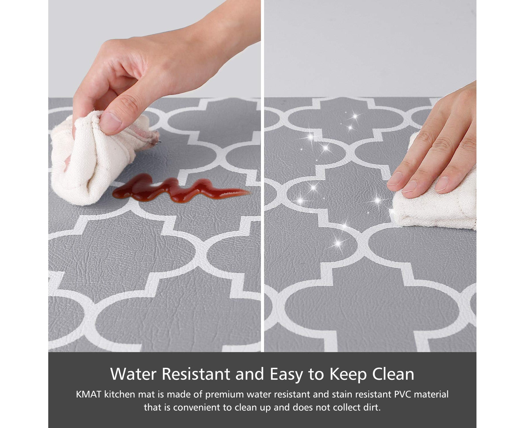 45X150CM Kitchen Door Floor Mat Non-Slip Waterproof Home Rug Carpet Anti-Oil Easy Clean