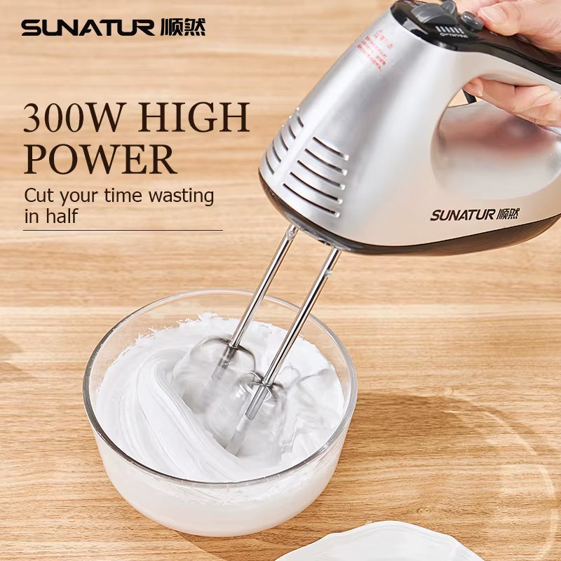 Hand Mixer 110-240V Blender 300W Electric Food Processor 3 in 1 Mixer Kitchen Appliances Machine Mixer for Baking