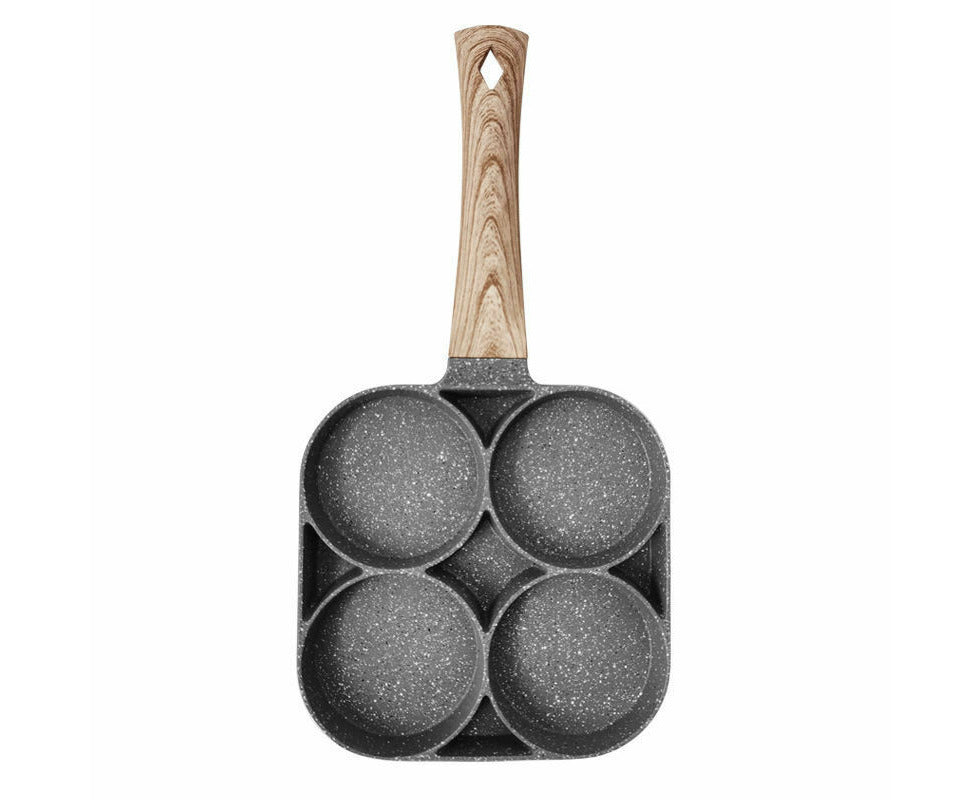 4 Hole Non Stick Pancake Pan Fried Egg Burger Frying Pan